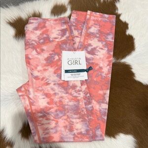 Athleta Girl Pink and Purple Leggings